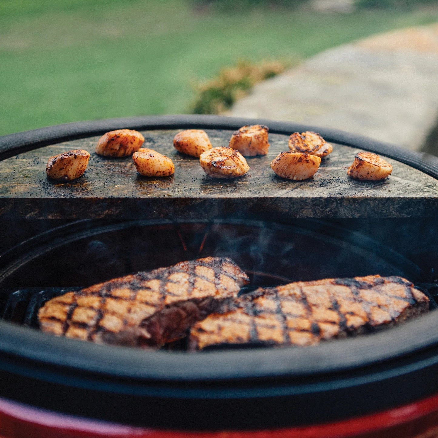 Classic Joe® Series III Grill with Soapstone and Cover