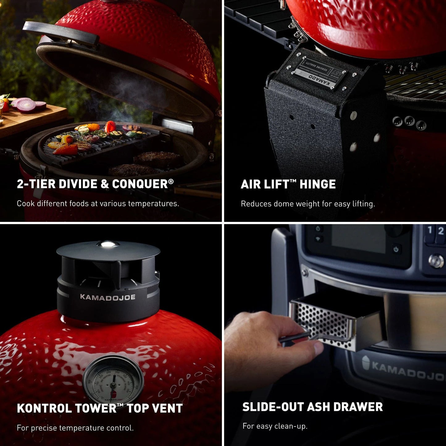 Big Joe® Konnected Joe™ Grill with Soapstone and Cover Bundle